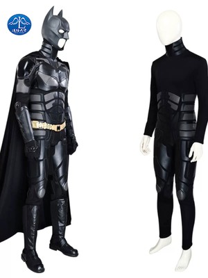 Batman Bruce Wayne Cosplay Costume Suit The Dark Knight Adult Outfit Halloween