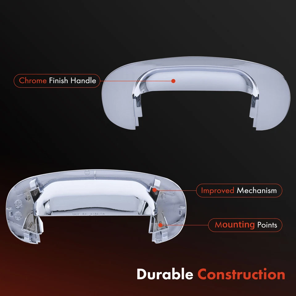 Bisel de manija de puerta trasera cromado para Dodge Ram 1500 02-08 Ram 2500 3500 2002-2009 Foto 4 de 4