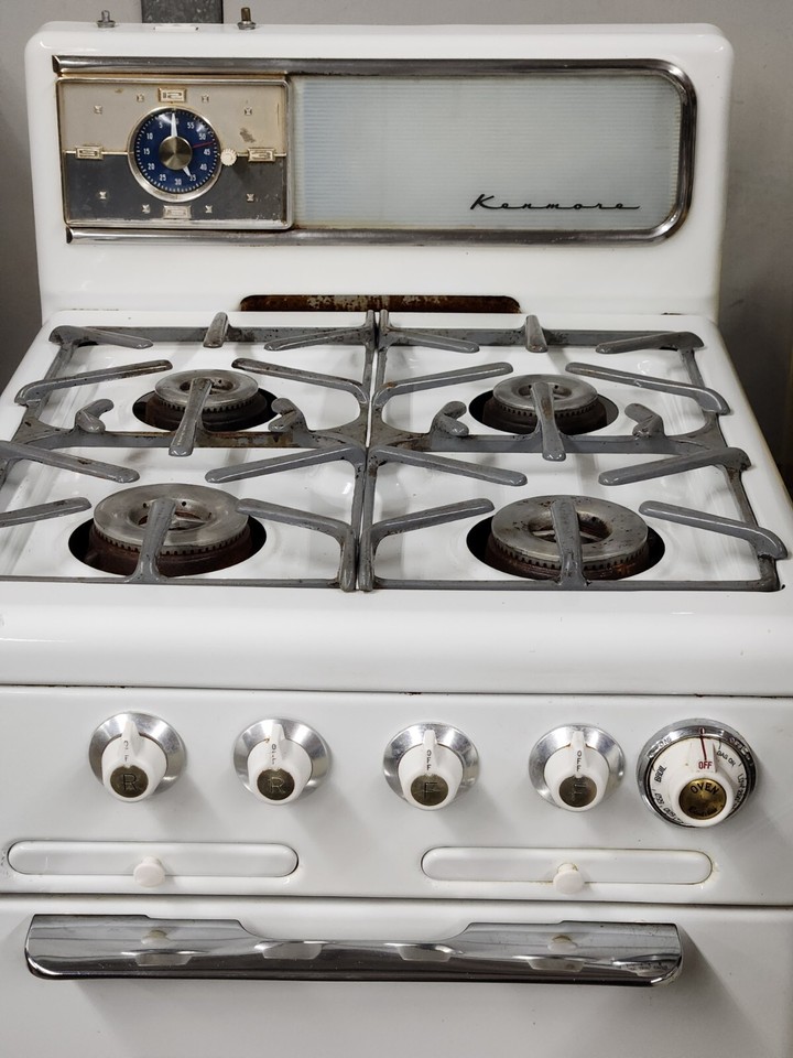 Vintage Sears Kenmore Apartment Sized Gas Stove eBay