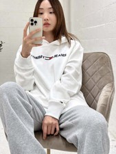 Tommy Hilfiger Men's TJ Horizon PO Hoodie Bright White 78J7198 110