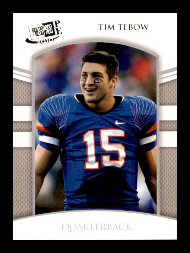 2010 Press Pass PE #45 Tim Tebow Florida Gators Football Card NM-MT ID:43406