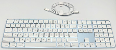 Blue Apple Magic Keyboard W/Touch ID & Numeric Keypad (10 key) A2520 MMMR3LL/A