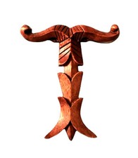 Irminsul aus Holz - handgeschnitzt!