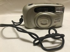 YASHICA EZS ZOOM 105 35MM FILM CAMERA KYOCERE WORKING W/SUNDOG CASE