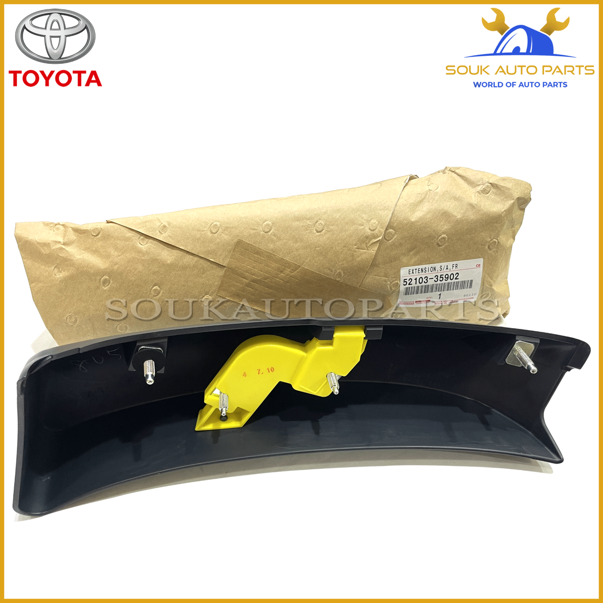 52103-35902 Genuine Toyota FRONT BUMPER EXTENSION ASSY, LH