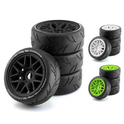 103mm 1/8 RC Off-Road Buggy Rally Car Tires Wheel 17mm Hex for ARRMA VRX HPI WR8