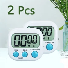 Countdown for boiling soup 2 pack small digital kitchen timer magnetic back