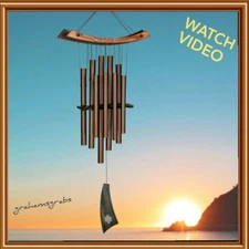 WOODSTOCK HEALING CHIME BRONZE WIND CHIME HWLAS MUSICALLY TUNED FREE SHIPPING