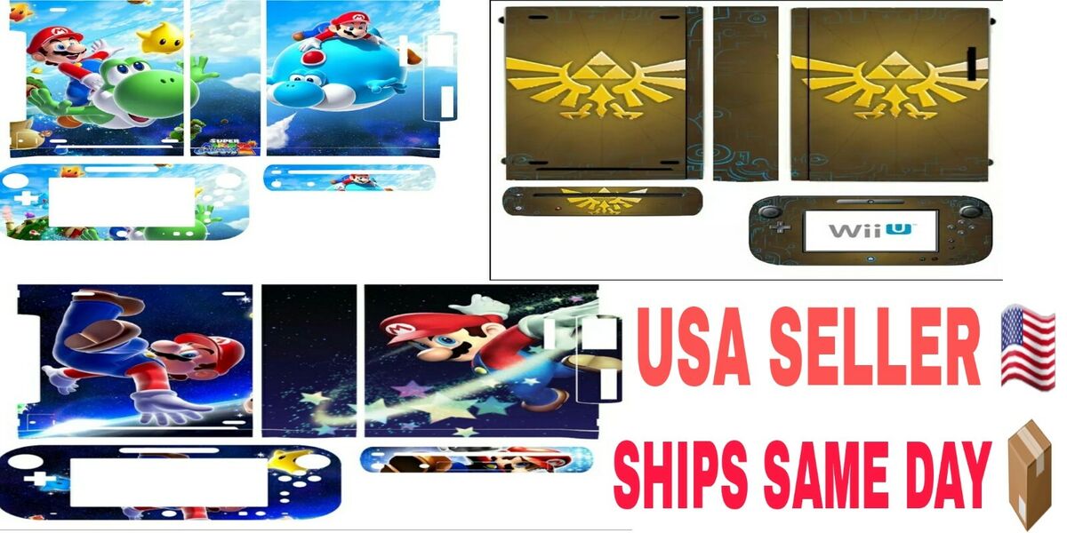 Wii U Galaxy Skin Decal for Nintendo Wii U Console and 