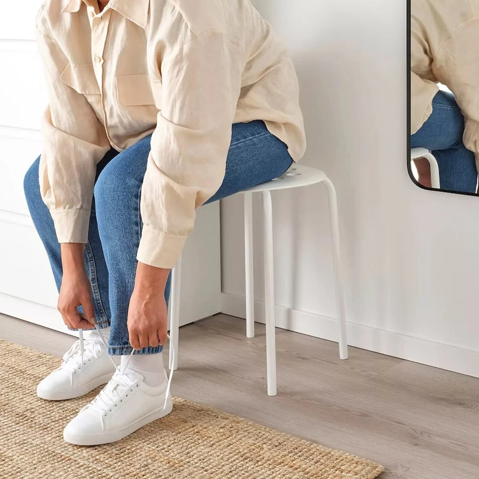 45CM Stackable Steel Stool Durable And Holds 80kg For Home School Office Bar - Image 2 of 4