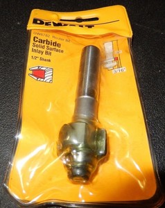DEWALT DW6782 ROUTER BIT CARBIDE SOLID SURFACE INLAY BIT 1 DEWALT DW6782 ROUTER BIT CARBIDE SOLID SURFACE INLAY BIT 1