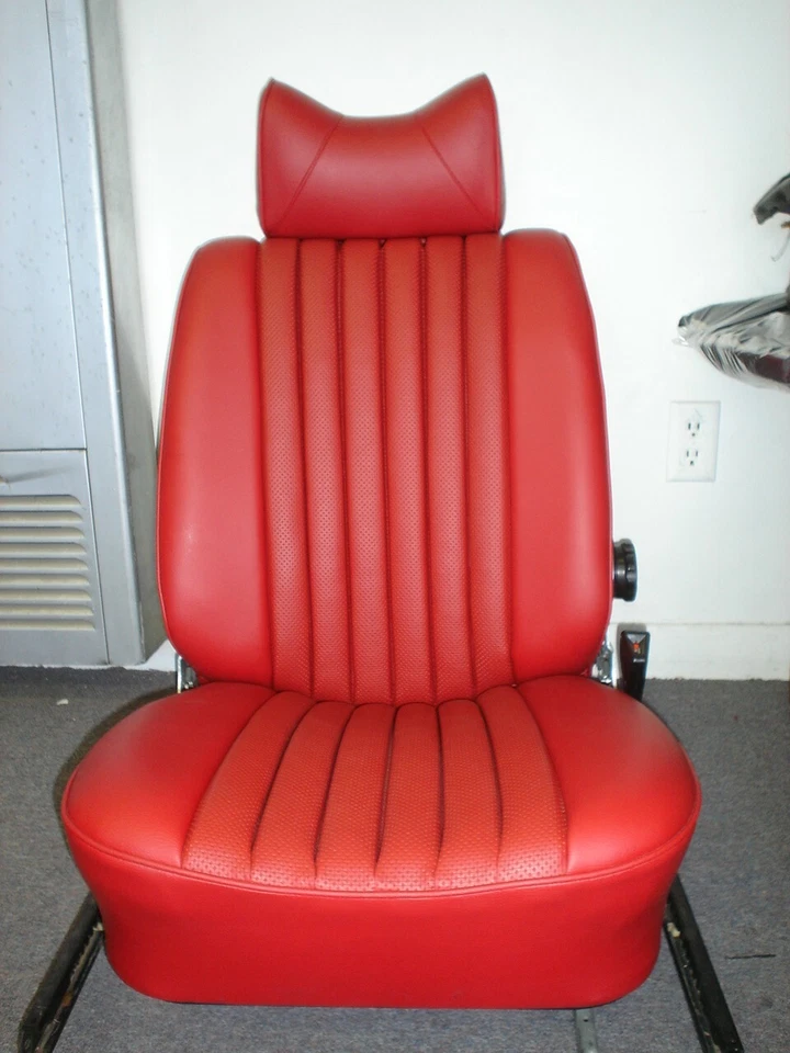 Fundas delanteras asiento vinilo mercedes-benz r107 mb 450sl 380sl 560sl w107 sl 1971-1989 Foto 2 de 4