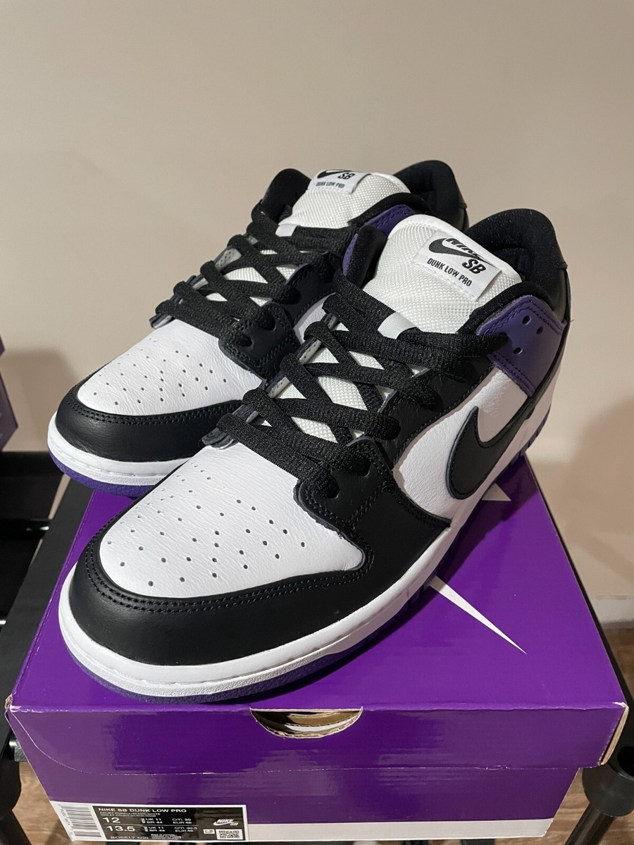 Nike SB Dunk Low Court Purple Size 12 NEW BQ6817-500 Black Nike SB Dunk Low Court Purple Size 12 NEW BQ6817-500 Black