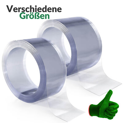 Streifenvorhang Lamelle Lamellenvorhang Weich-PVC Meterwaren Luftzugstopper ANRO