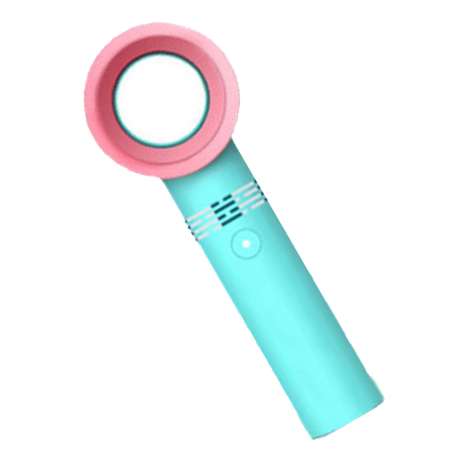 Handheld Bladeless Fan USB Rechargeable 2000mAh Cooling Safe Eyelash Dryer Fan