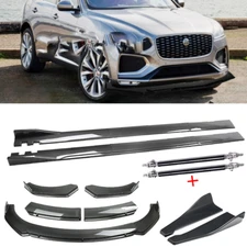 Carbon Fiber Front Bumper Lip Rear Splitter Spoiler For Jaguar F-pace Body Kits