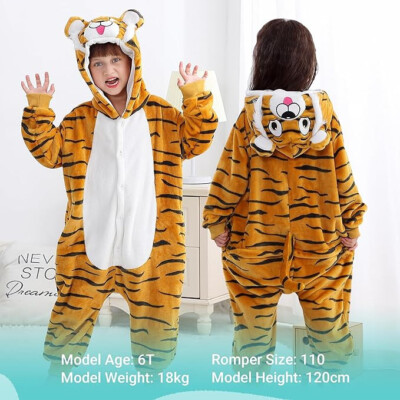 Tiger costume, sooo soft. Can be for PJs  or Lazyday Outfit Size at 5-6