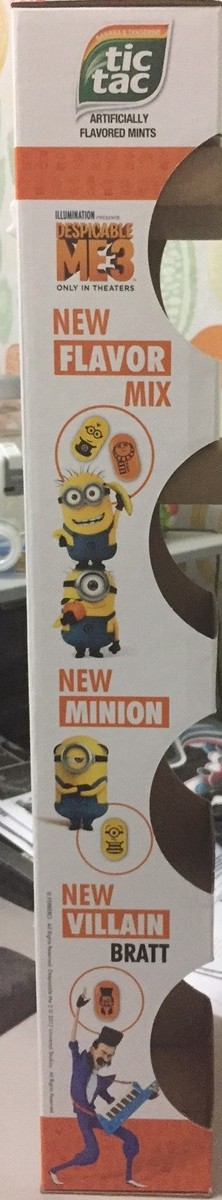 ONE Complete Set of 8 Despicable Me 3 Minions Limited Edition Tic