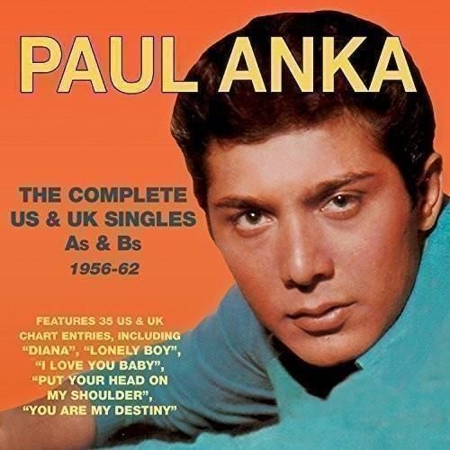 7829602 Audio Cd Paul Anka - The Complete Us And Uk Singles As And B (2 Cd)