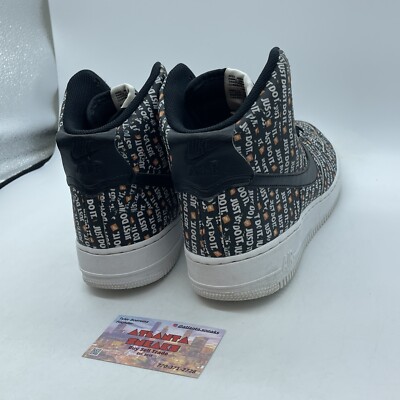 nike air force 1 high just do it pack black