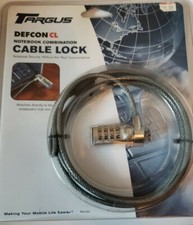 Targus DEFCON CL Notebook Combination Cable Lock - Resettable 4 Digit-Code New