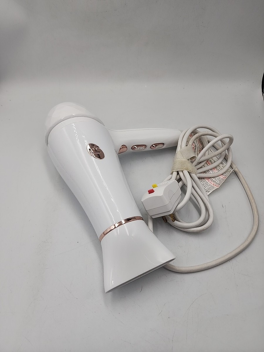 T3 Micro Featherweight Luxe 2i Ionic Hair Blow Dryer White 73871
