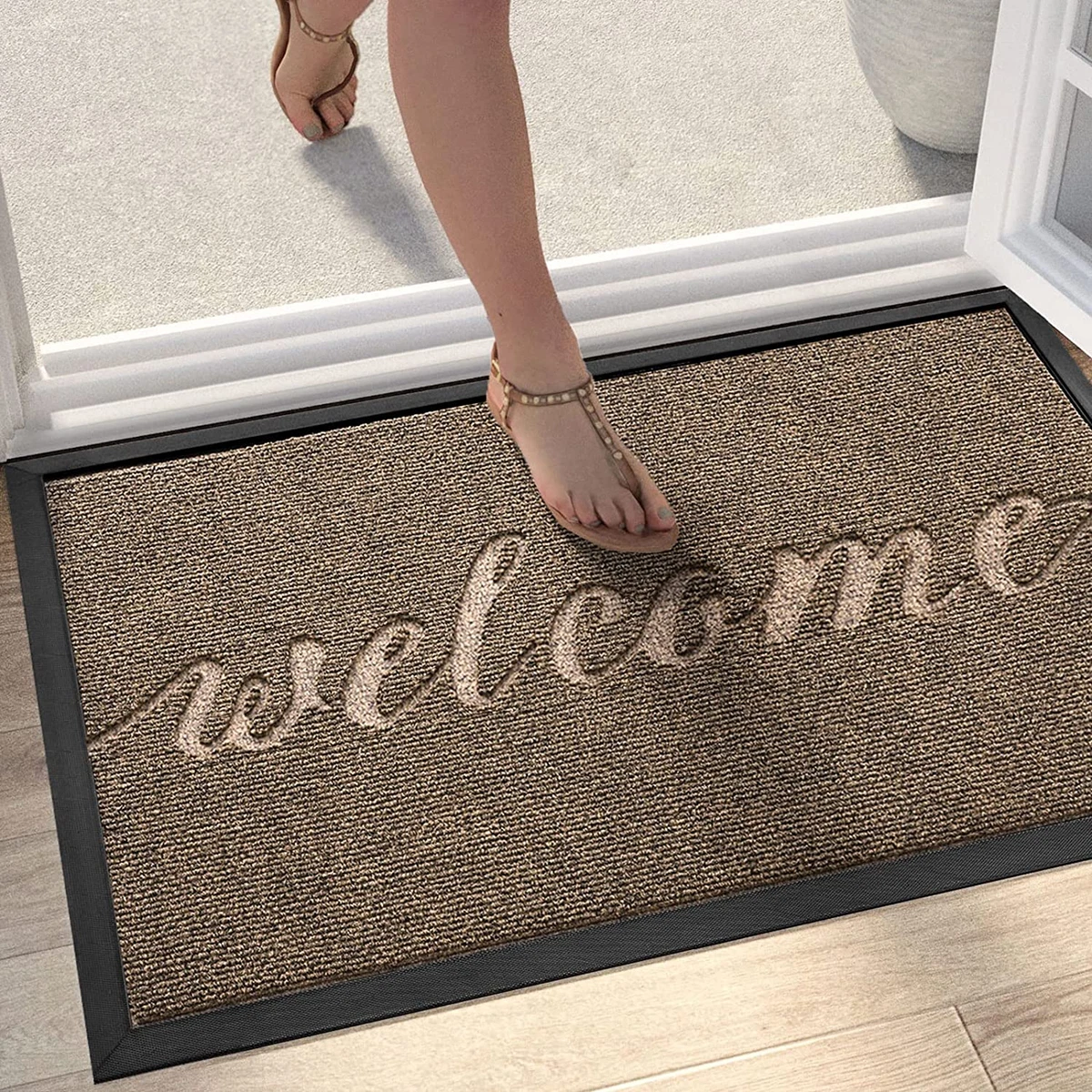 Welcome Mats for Front Door Outside Entry - Entryway Rug