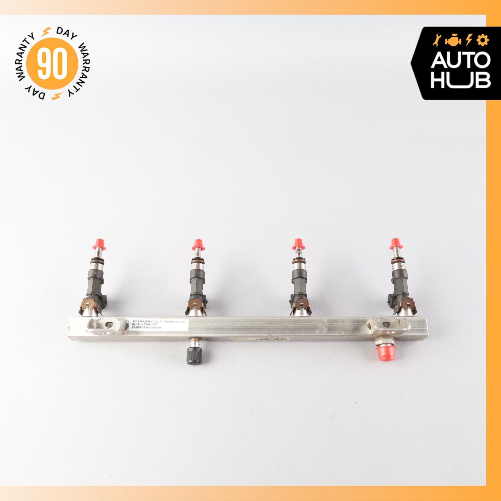 Maserati Quattroporte M139 Fuel Injection Rail Line w/ Injectors Right Side 72k