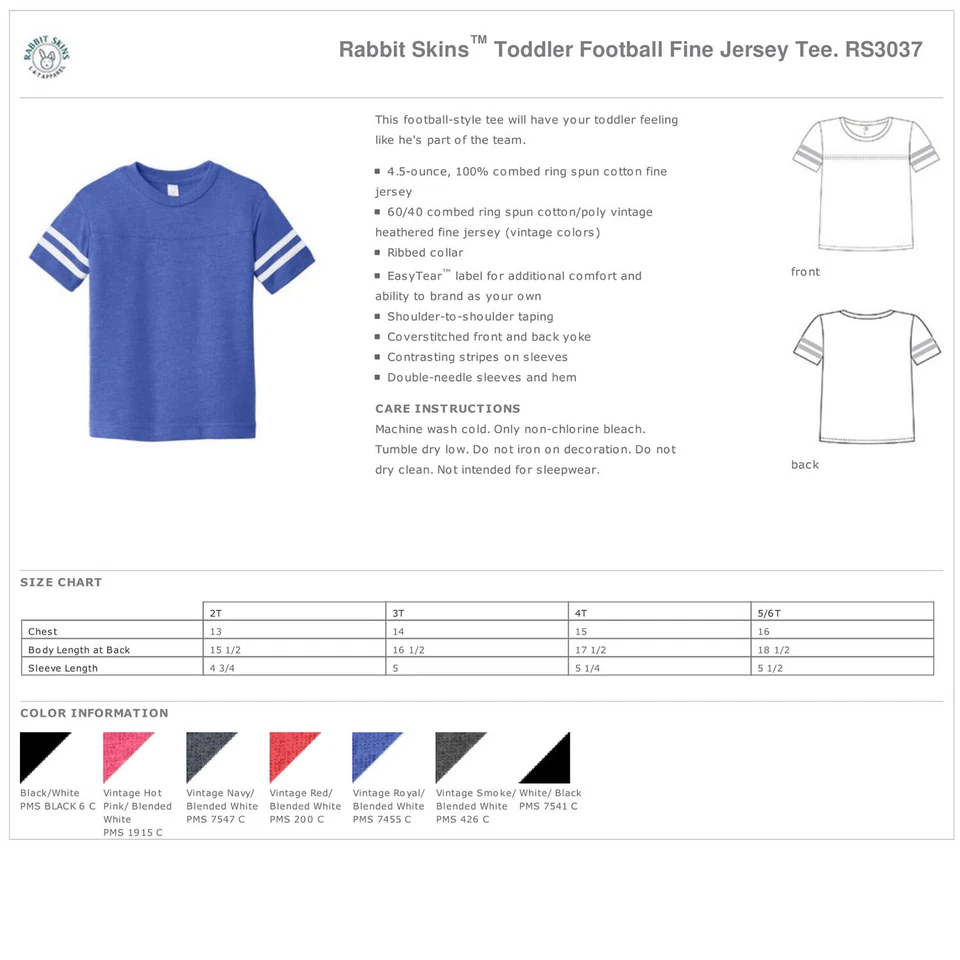 Camiseta Personalizada NIÑO PEQUEÑO Camiseta de Fútbol Personalizada Nombre Número Equipo Camiseta CT Foto 2 de 4