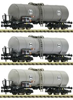 Fleischmann N 848029 Set 3 Kesselwagen Eva Epoche Iv Neu Ovp°