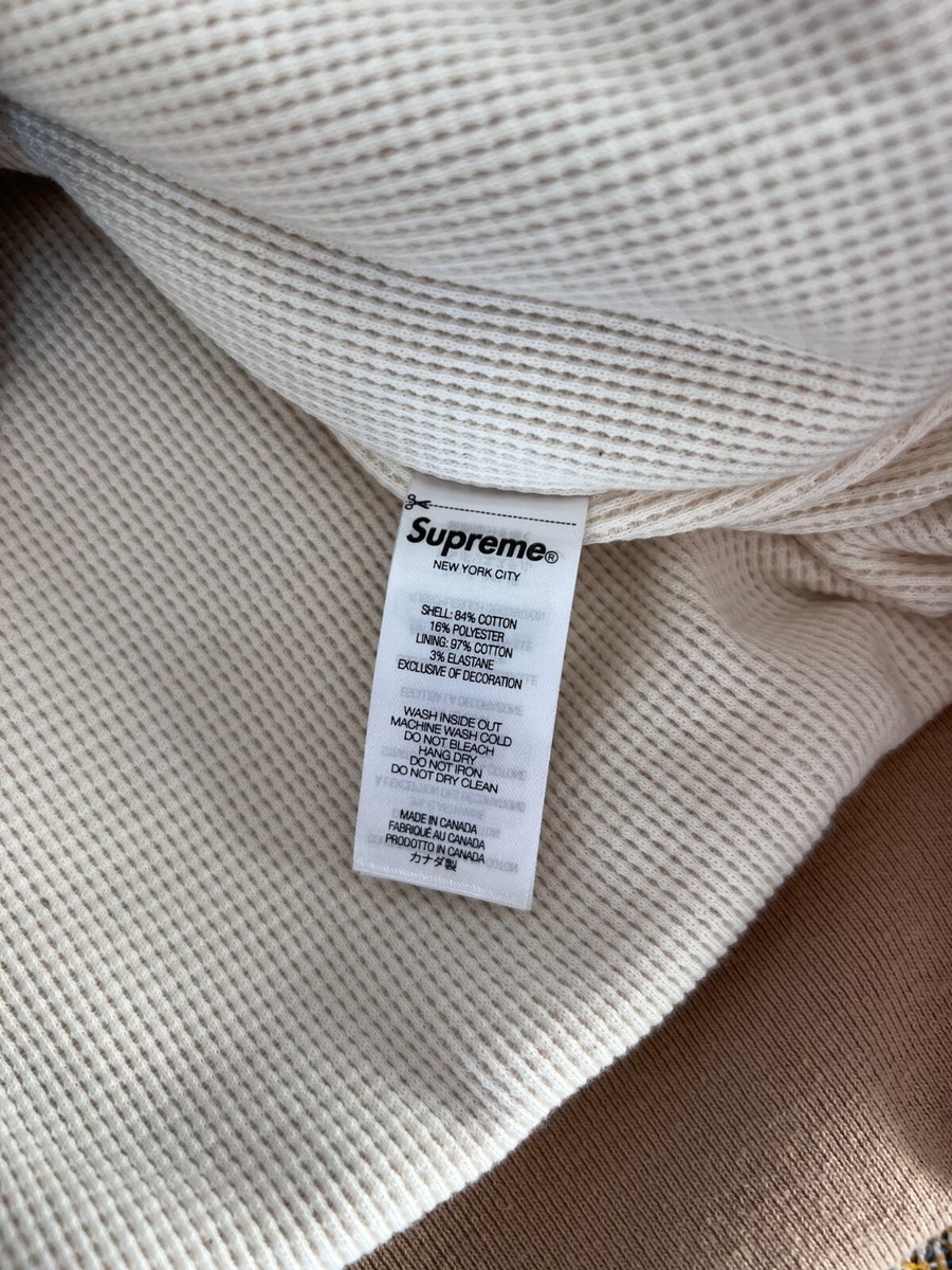 Supreme Arc Thermal Lined Zip Up Sweatshirt - Size XL Supreme Arc Thermal Lined Zip Up Sweatshirt - Size XL