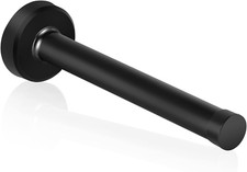Door Stops, 150Mm/6Inch Long Door Stopper Black Door Stops Wall Mounted Tall 