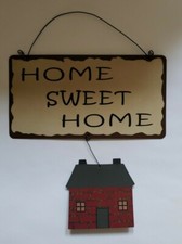 Rustic Metal Home Sweet Home Metal sign with House