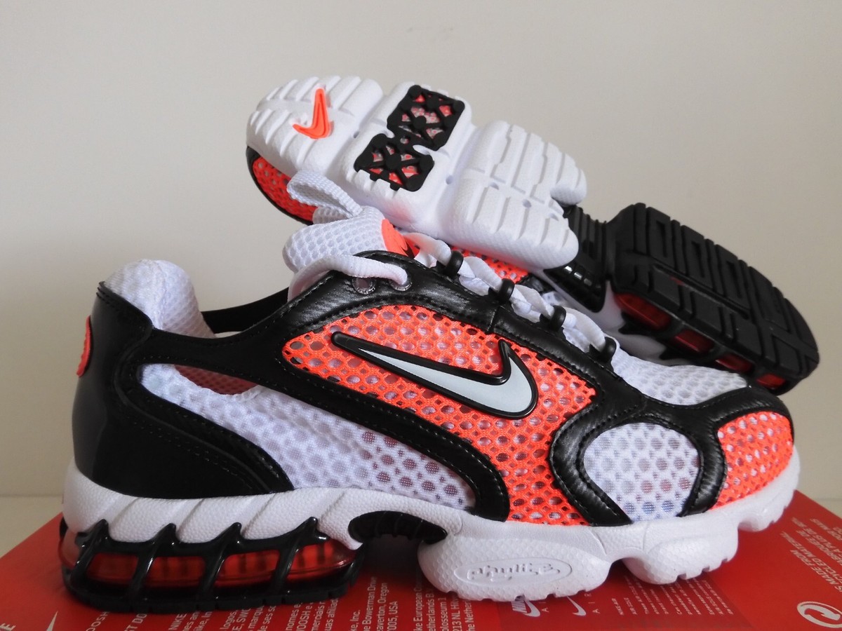 MENS NIKE AIR ZOOM SPIRIDON CAGE 2 WHITE-FLASH CRIMSON SZ 7.5