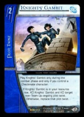 VS System: Knights' Gambit [Played] VS: DC Infinite Crisis TCG CCG Classic Marve
