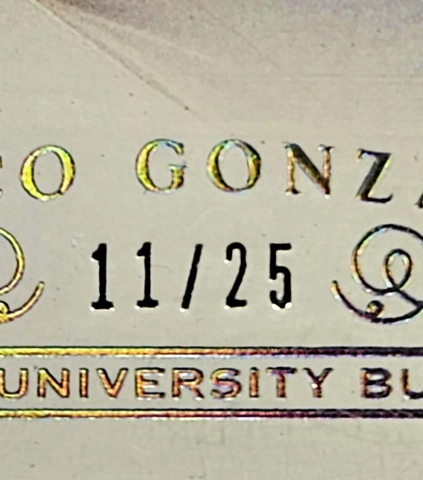 Marco Gonzalez 2015 National Treasures Multisport Century Silver #181. #11/25 - Image 3 of 3