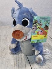 Disney Authentic 9" Baloo The Jungle Book Bear Furrytale Friends Plush Toy Doll 