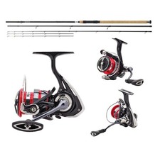 Daiwa Ninja Feeder Combo 3,60 m / fino a 80 g + Ninja LT Rotolo 3000-C Light Feeder Set