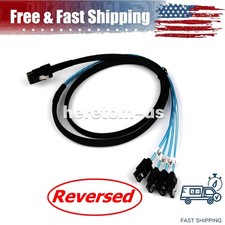 100cm HighQuality SATA Serial ATA to Mini SAS SFF-8087 Reverse Breakout Cable