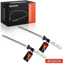 FRANKBERG 2x HANDBREMSSEILE L+R passend für FORD FOCUS MAZDA 2 TROMMELBREMSE