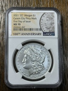 2021cC Morgan Dollar MS 70 | eBay