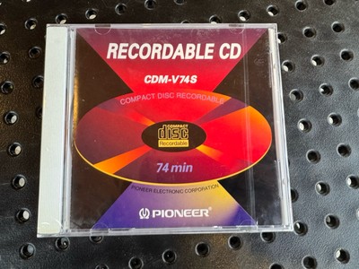 Pioneer Recordable CD CDM-V74S 74 MIN Audiophile Sealed NOS QTY