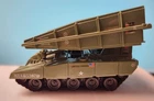 1984 Hasbro GI Joe Bridge Layer Toss 'N Cross Vehicle
