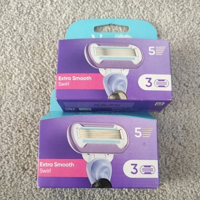 Gillette Venus Extra Smooth Swirl  , 3er Pack, 5 Klingen. x2