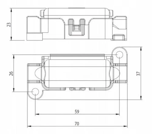 3 Stück 50A MIDI KFZ Sicherung Sicherungshalter Midi SET Auto Fuse - Bild 4 von 5