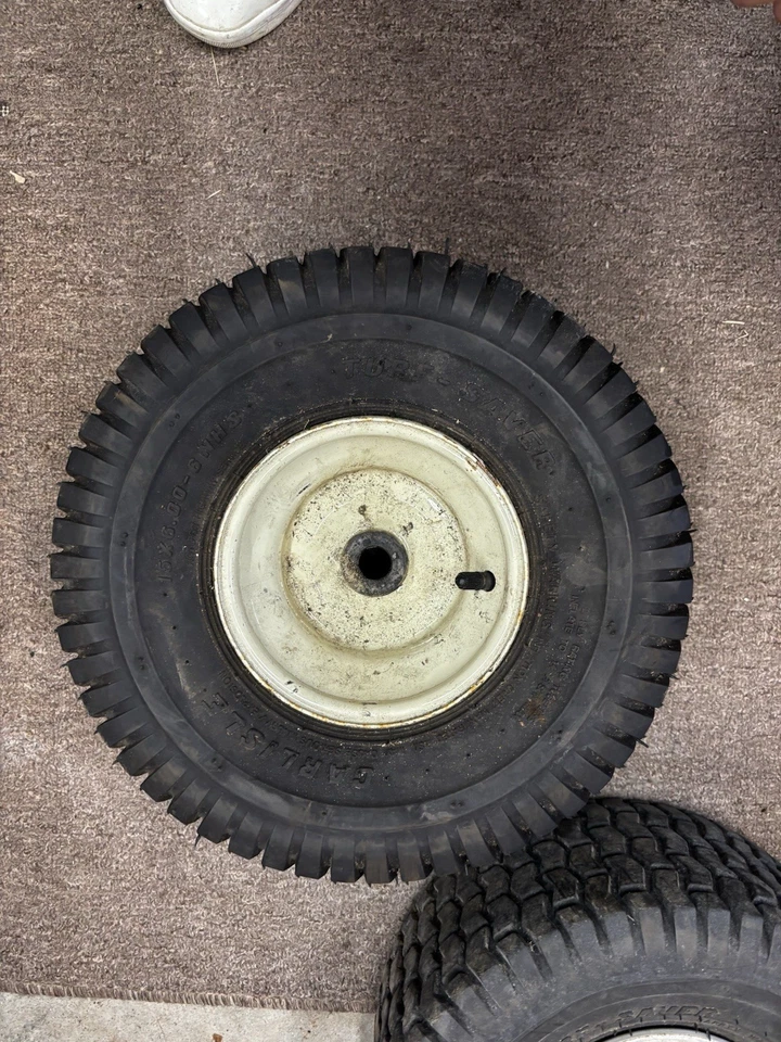 Carlisle 15 X 6.00-6 NHSlawm Mower Tire Turf Saver Tire And Rim - Image 4 of 4