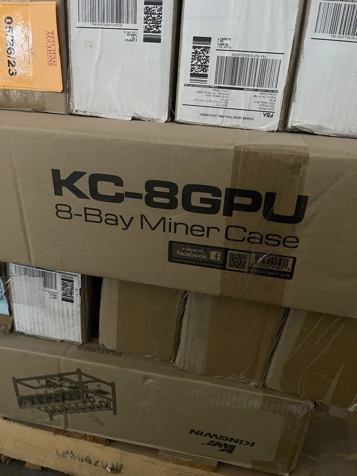 Kingwin Miner Rig Case W8 GPU Mining Stackable Frame Expert Crypto Mining SEALED - Image 3 of 3