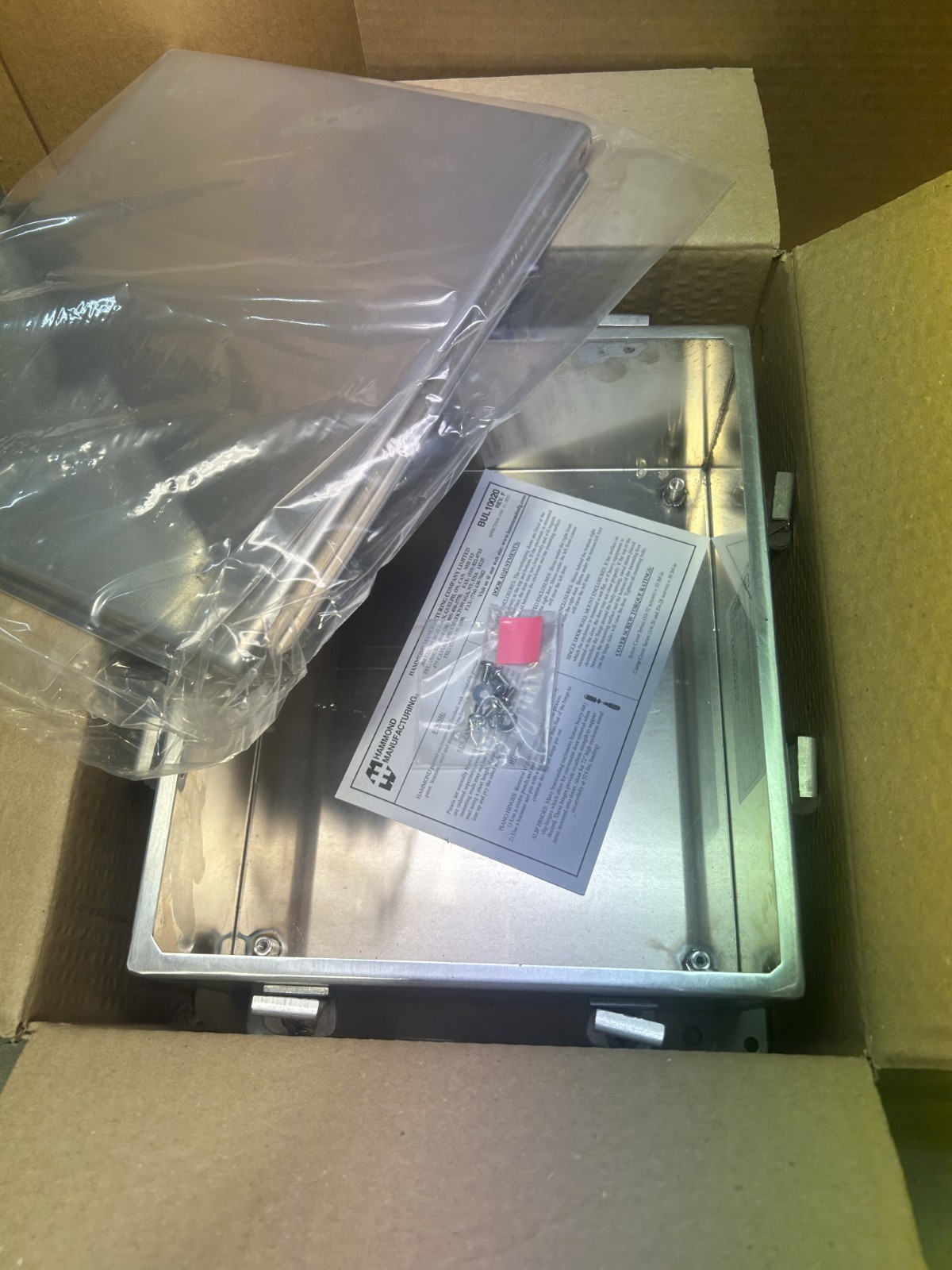 HAMMOND 1414N4ALK NEMA 4 ALUMINUM ENCLOSURE 12X10X5 NEW IN BOX