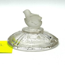 EAPG 1880 Riverside No 76 Frosted Chicken Pattern Glass Marmalade Replacemet Lid