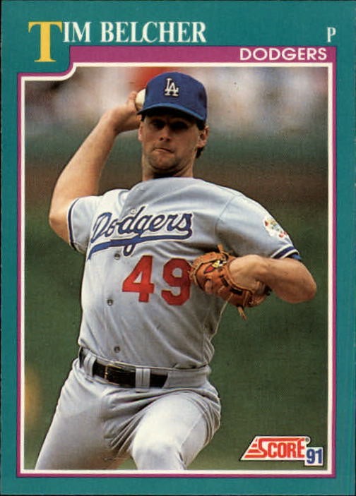1991 Score #187 Tim Belcher - BB